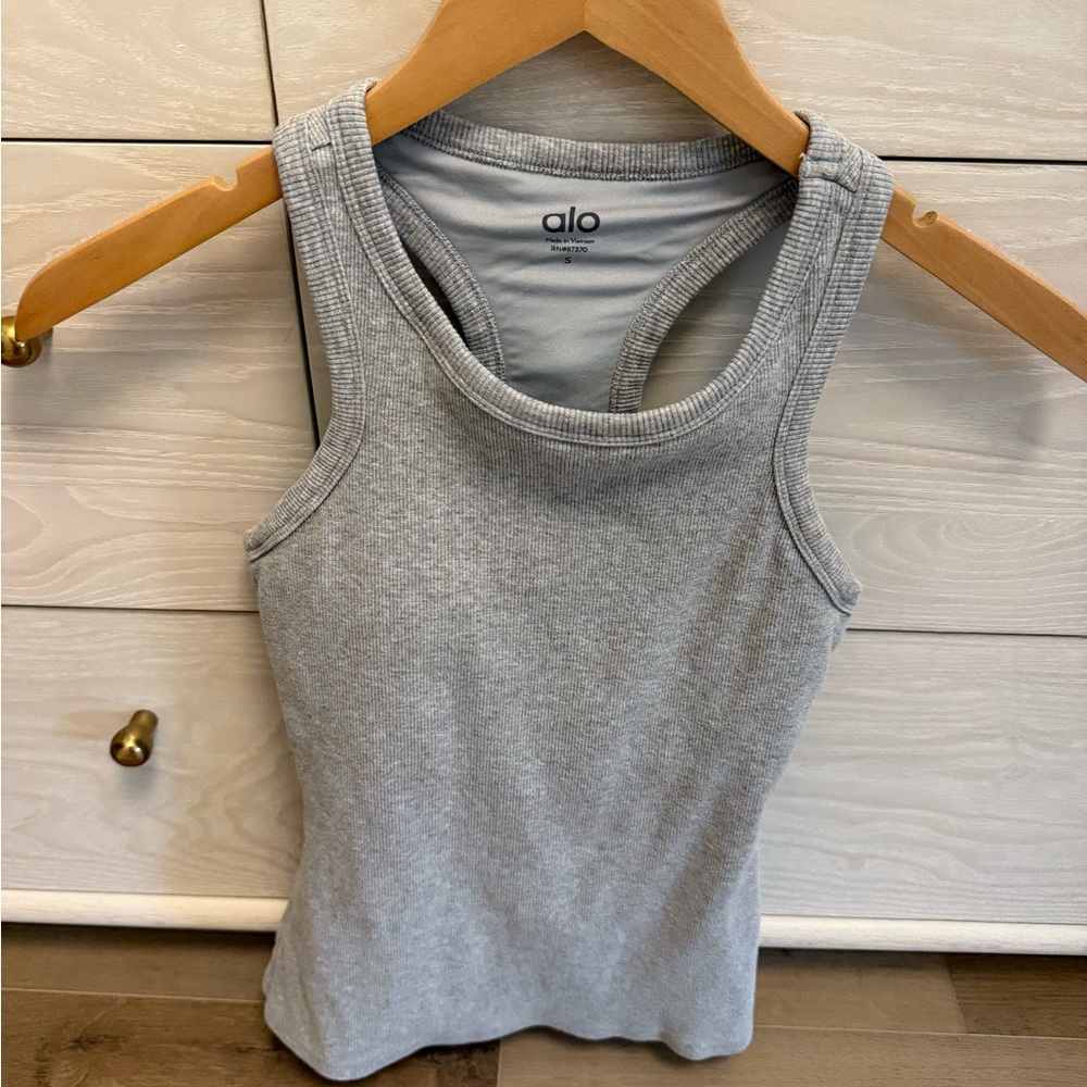 ALO Yoga Women's Gray Tank Top